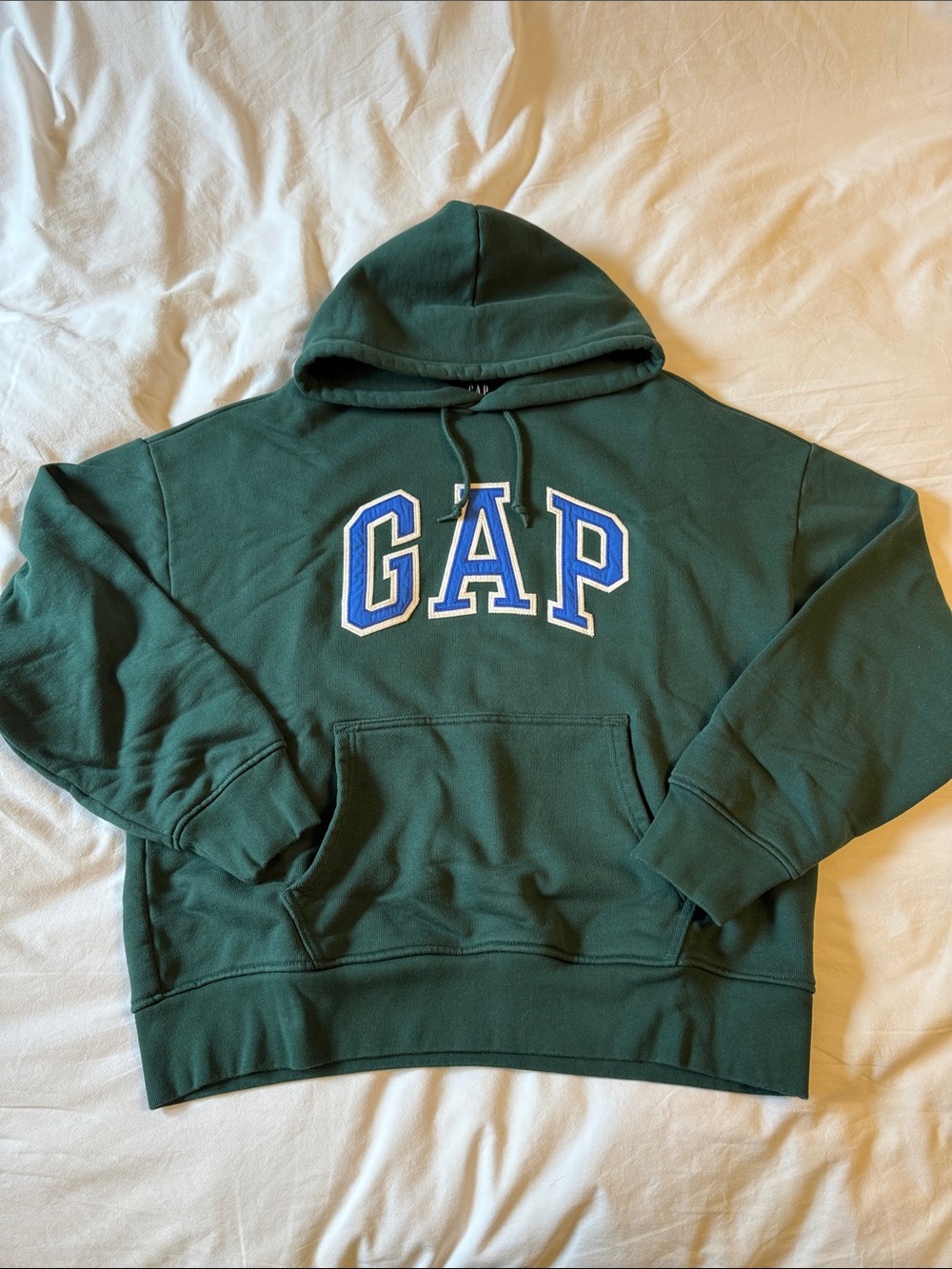 Men’s GAP Forest Green Heavyweight Pullover Hoodie NWOT